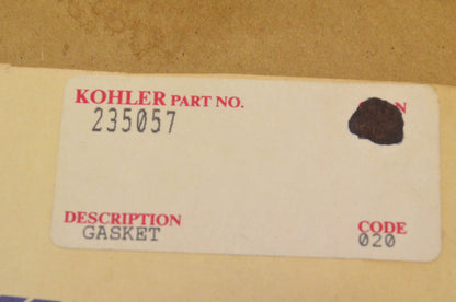 Kohler 235057 Base Gasket NOS