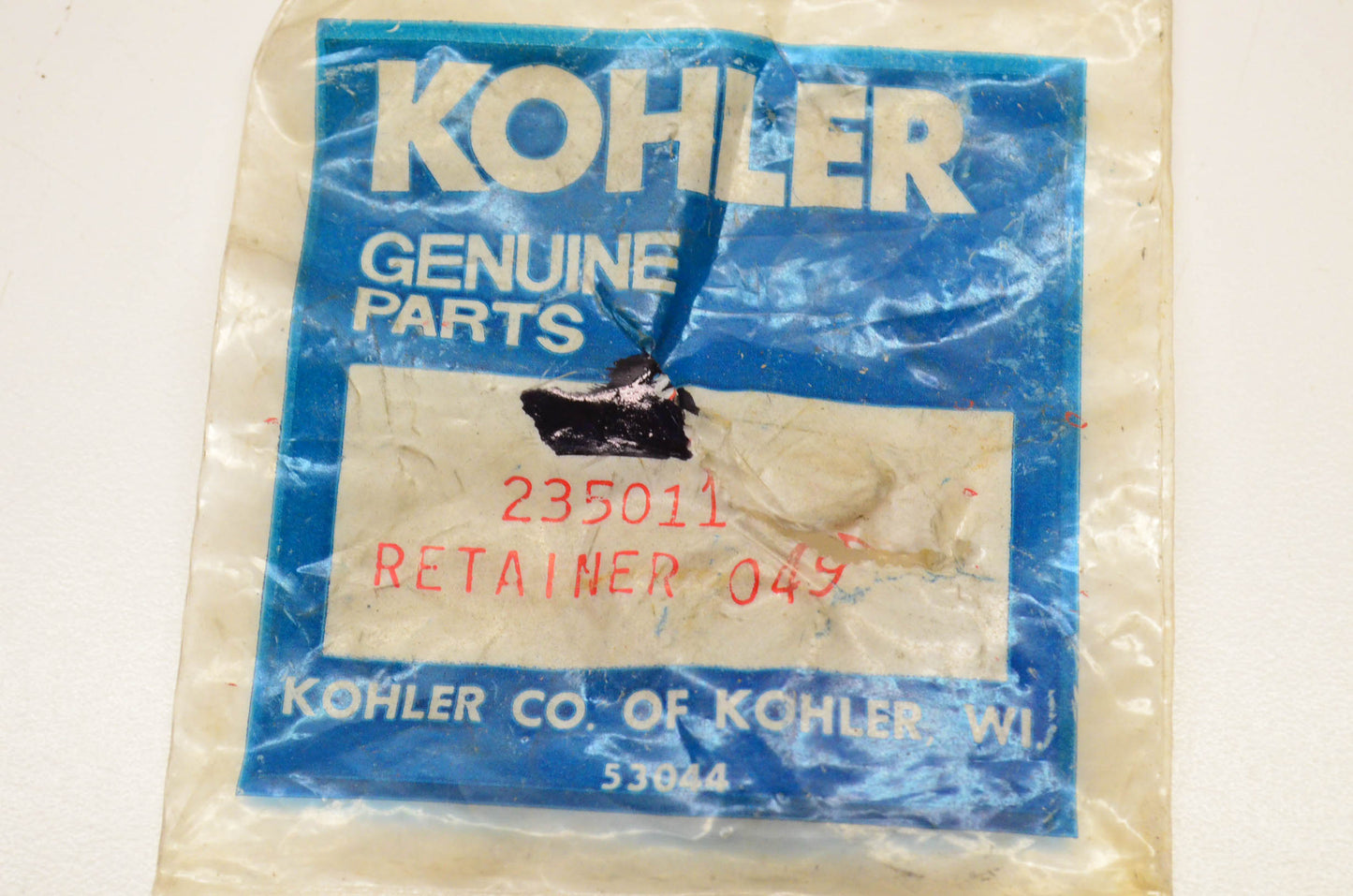 Kohler 235011 Retainer NOS