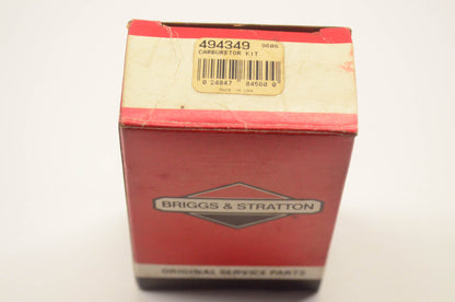 New OEM Briggs & Stratton 494349 Carburetor Repair Kit NOS