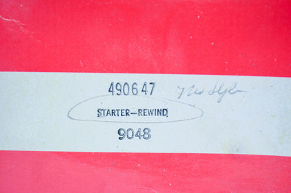 New OEM Briggs & Stratton 490647, 9048 Starter Rewind NOS