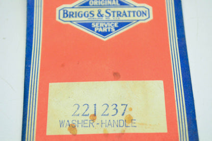 New OEM Briggs & Stratton 221237 Handle Washer NOS