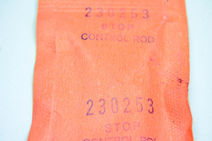 New OEM Briggs & Stratton 230253 Control Rod Stop NOS