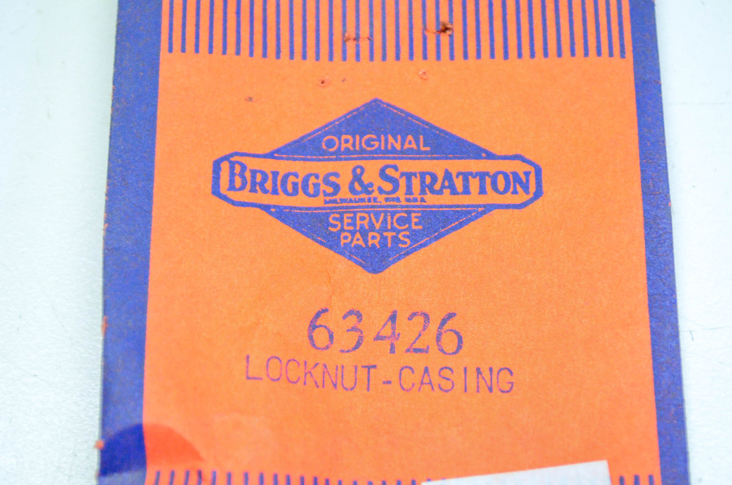 New OEM Briggs & Stratton 63426 Casing Locknut NOS