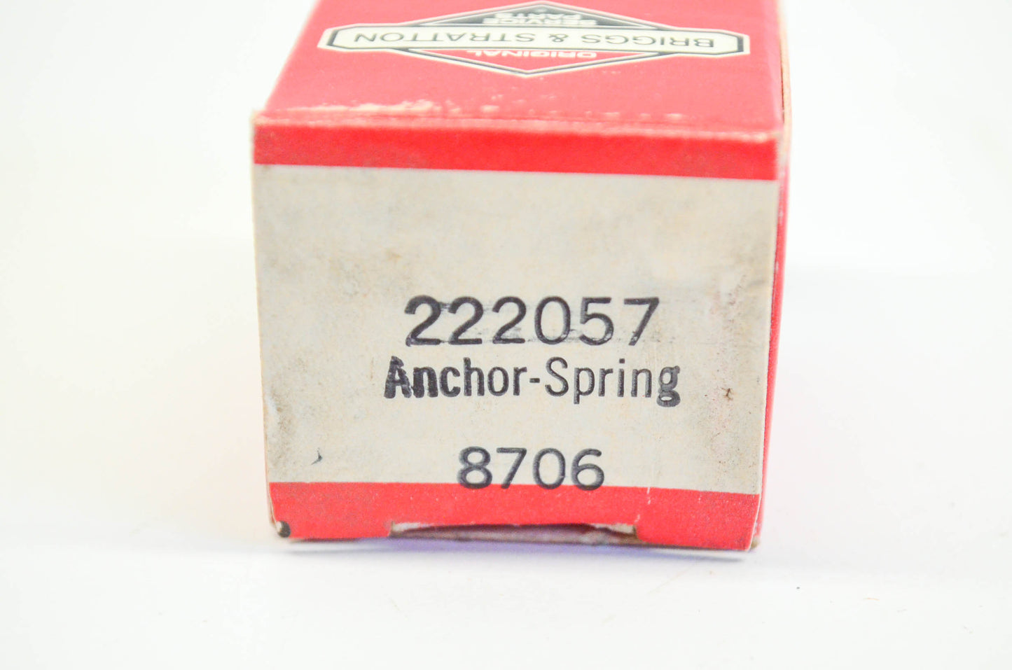New OEM Briggs & Stratton 222057 Spring Anchor NOS