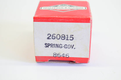 New OEM Briggs & Stratton 260815, 8646 Governor Spring NOS