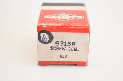 New OEM Briggs & Stratton 93158, 107, BR93158 Screw QTY 6 NOS