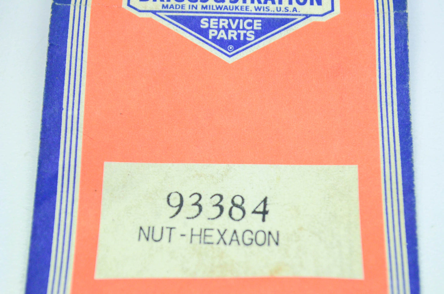 New OEM Briggs & Stratton 93384 Hex Nut NOS