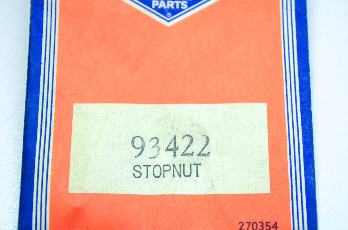 New OEM Briggs & Stratton 93422 Stop Nut NOS