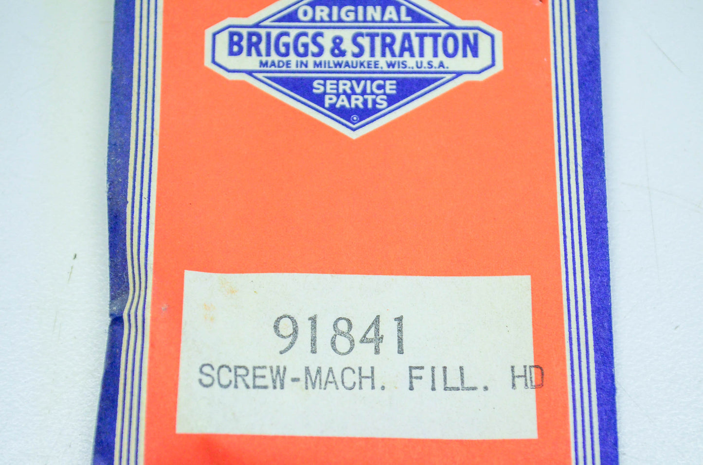 New OEM Briggs & Stratton 91841 Machine Screw 6-32 X 1/4" NOS