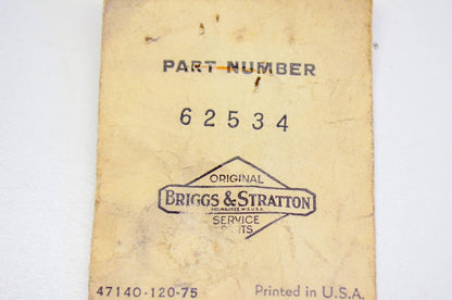 New OEM Briggs & Stratton 62534 Retainer Valve NOS