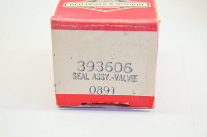 New OEM Briggs & Stratton 393606 Valve Seal Assembly NOS