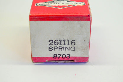OEM Briggs & Stratton 261116 Choke Return Spring NOS
