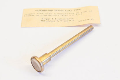 New OEM Briggs & Stratton 293700 Fuel Pipe NOS