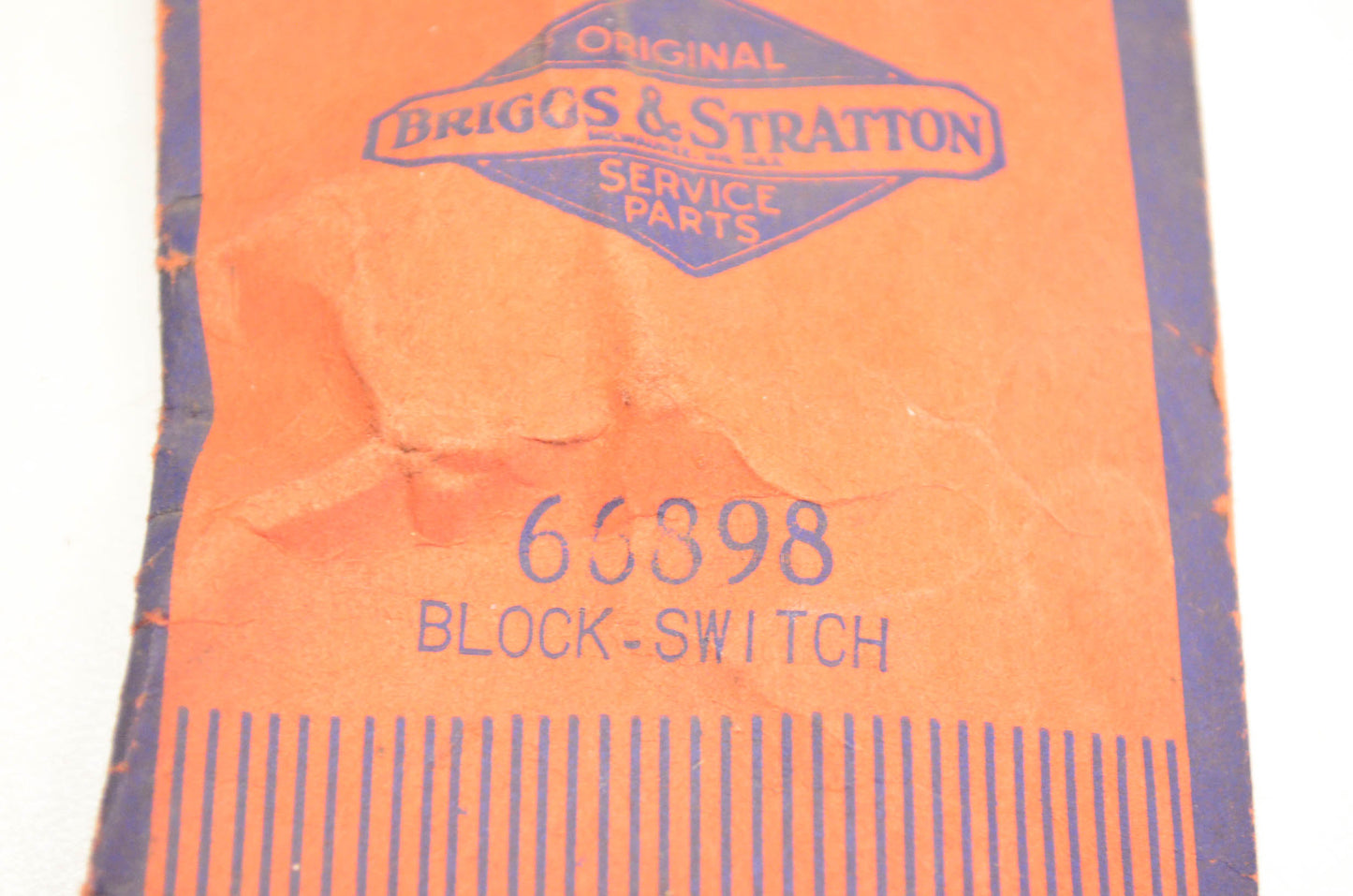 New OEM Briggs & Stratton 66898 Switch Block NOS