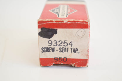 New OEM Briggs & Stratton 93254, 950, BR93254 Self Tapping Screw NOS