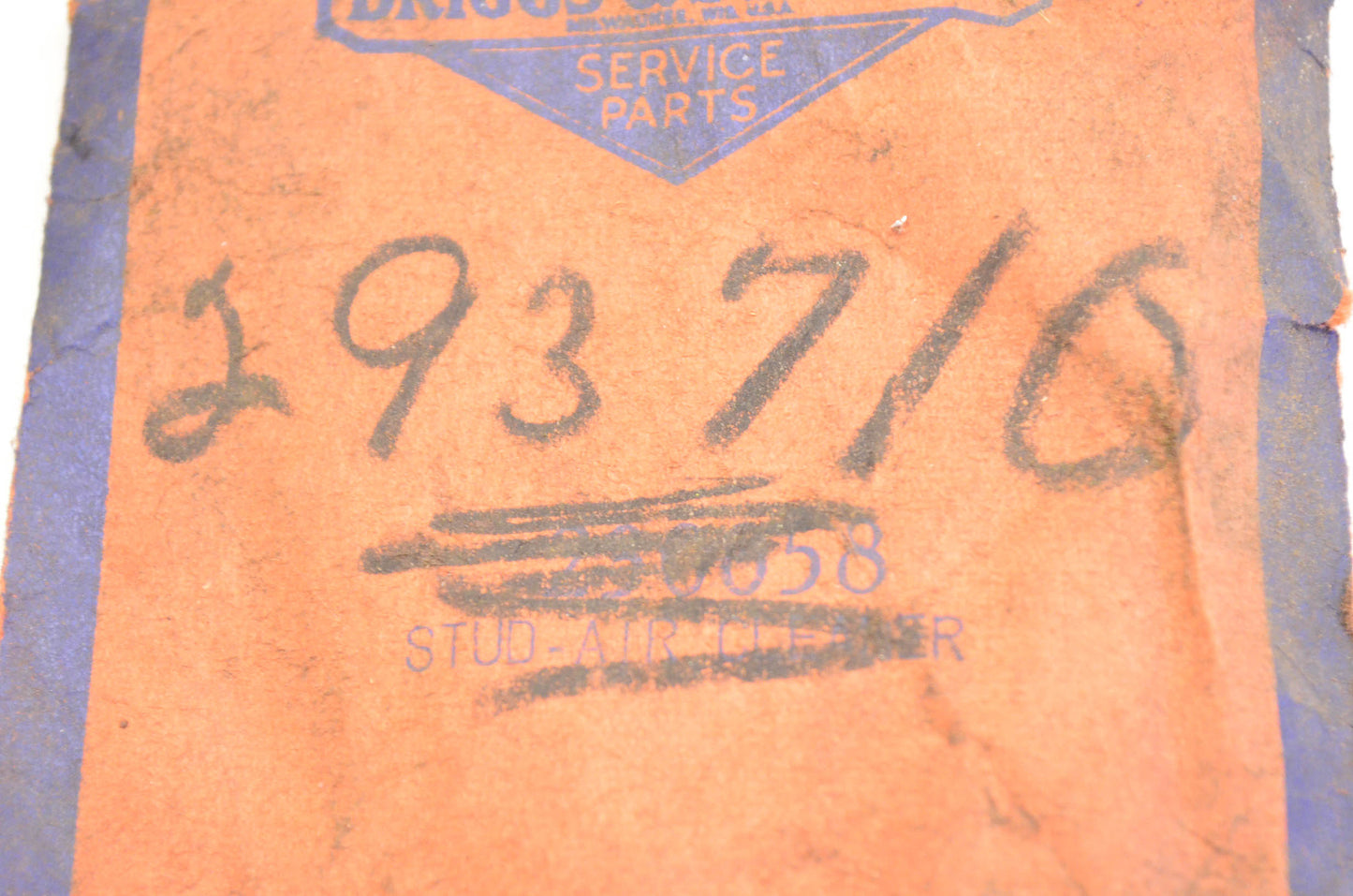 New OEM Briggs & Stratton 293710 Throttle Shaft Assembly NOS