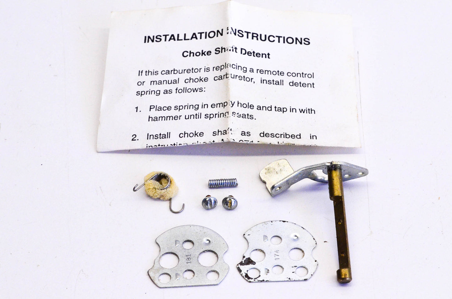 New OEM Briggs & Stratton 495097 Choke Shaft Kit NOS