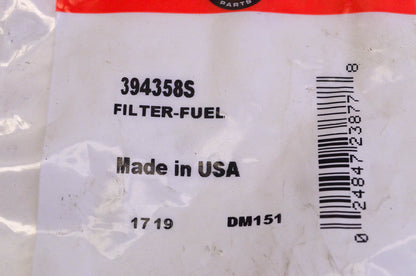 New OEM Briggs & Stratton 394358S Fuel Filter Qty 2 NOS