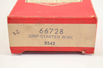 New OEM Briggs & Stratton 66728 Starter Rope Grip NOS