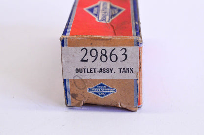 New OEM Briggs & Stratton 29863 Tank Outlet Assembly NOS