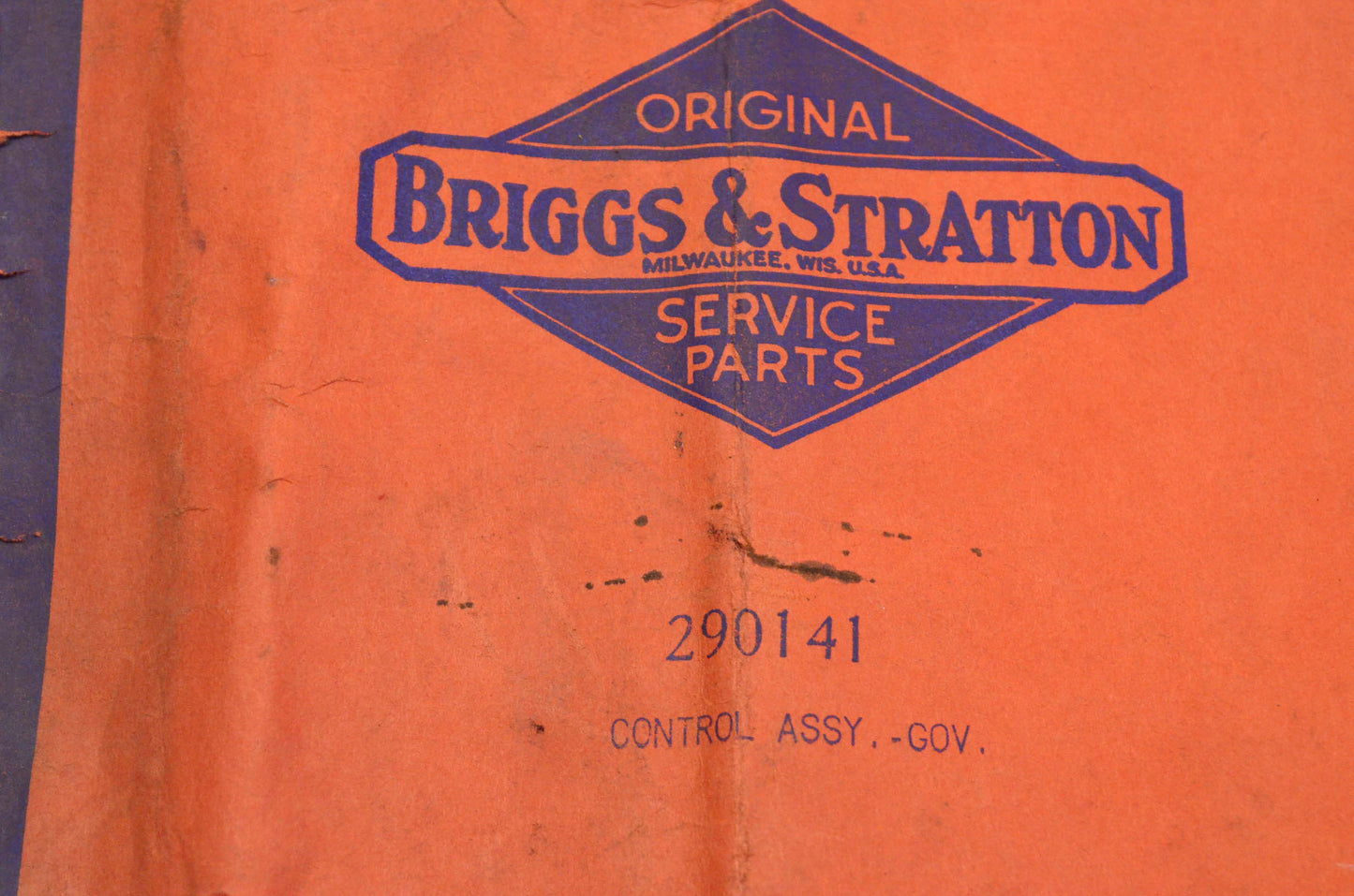 New OEM Briggs & Stratton 290141 Governor Control Assembly NOS