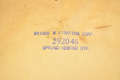 New OEM Briggs & Stratton 292046 Rewind Starter Spring NOS