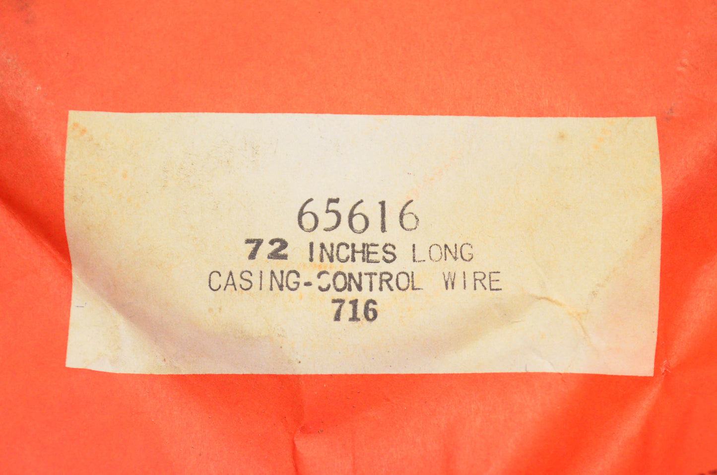 New OEM Briggs & Stratton 65616 72 Inch Control Wire Casing NOS