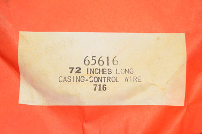 New OEM Briggs & Stratton 65616 72 Inch Control Wire Casing NOS