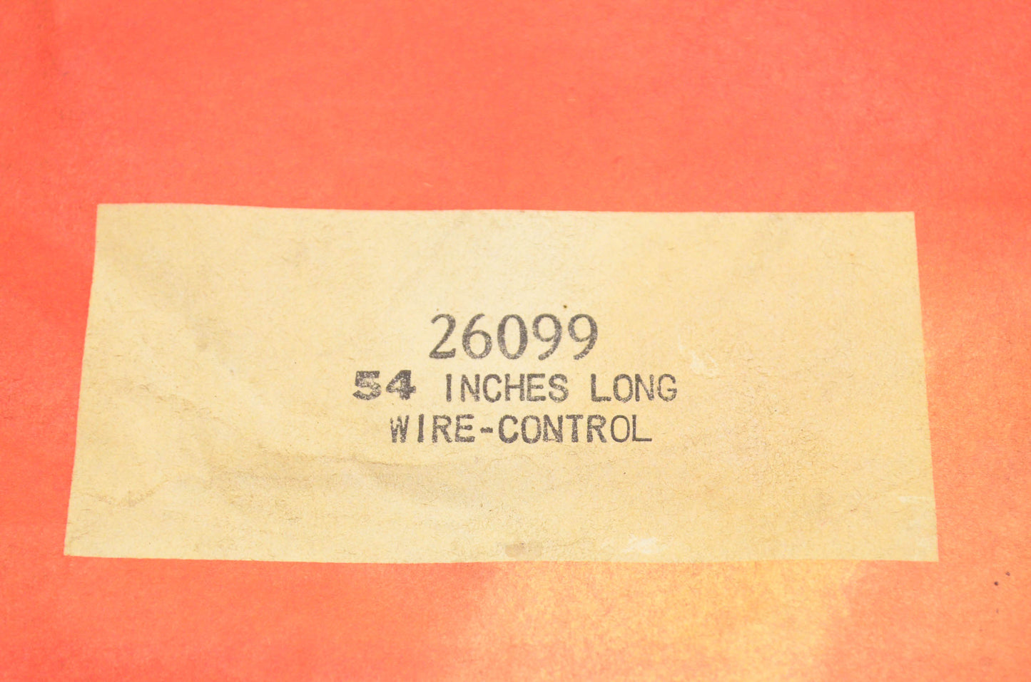 New OEM Briggs & Stratton 26099 54 Inch Control Wire NOS
