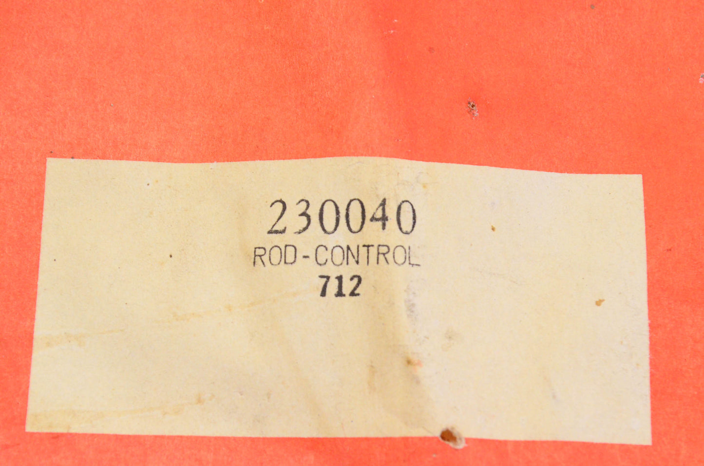 New OEM Briggs & Stratton 230040 Control Rod NOS