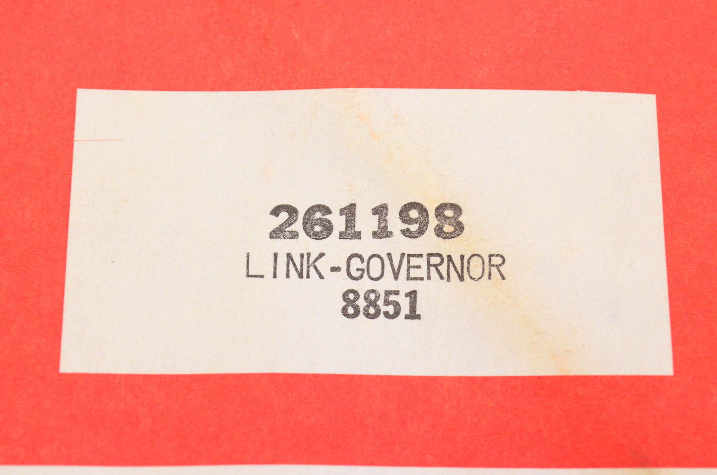 New OEM Briggs & Stratton 261198 Governor Link NOS