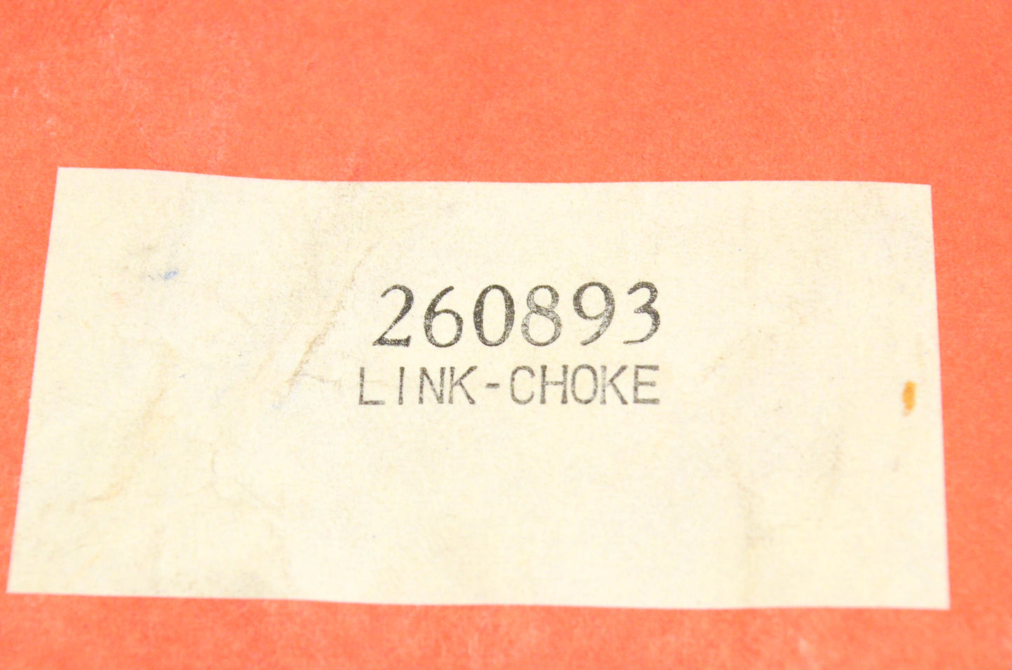 New OEM Briggs & Stratton 260893 Choke Link NOS