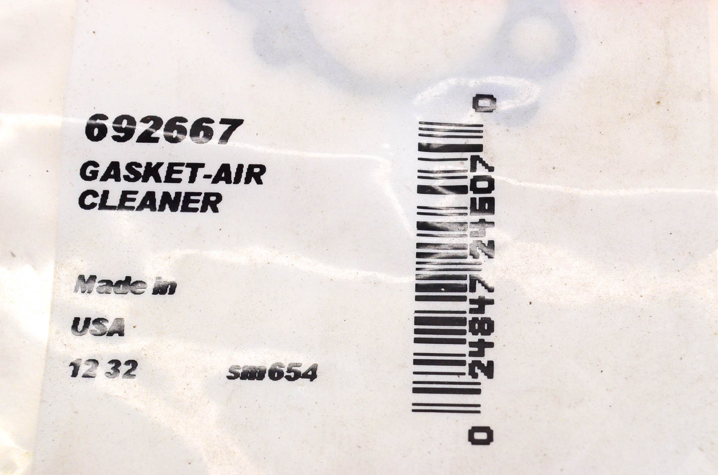 New OEM Briggs & Stratton 692667 Air Cleaner Gasket Qty 2 NOS