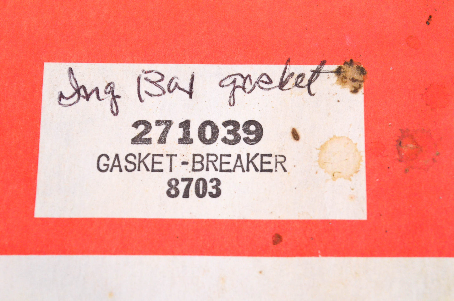 New OEM Briggs & Stratton 271039 Breaker Gasket Qty 2 NOS