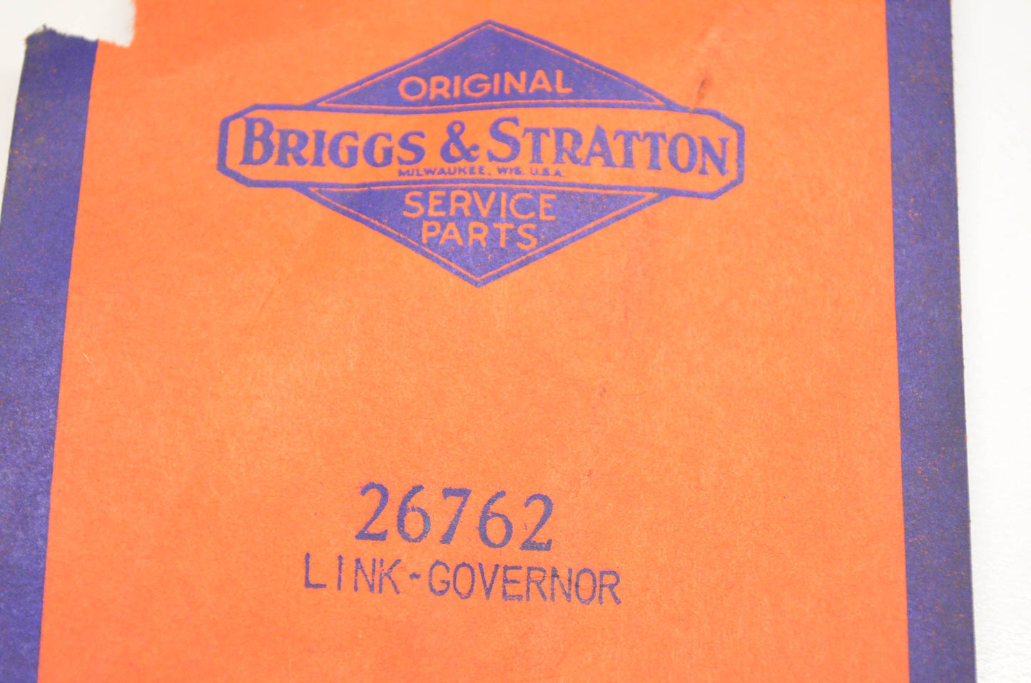 New OEM Briggs & Stratton 26762 Governor Link NOS