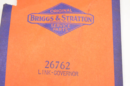 New OEM Briggs & Stratton 26762 Governor Link NOS