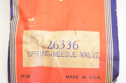 New OEM Briggs & Stratton 26336 Needle Valve Spring NOS