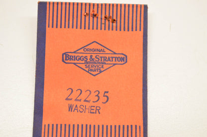 New OEM Briggs & Stratton 22235 Needle Valve Washer NOS