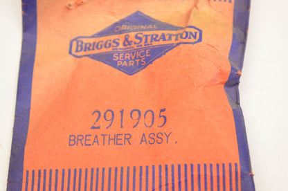 New OEM Briggs & Stratton 291905 Breather Assembly NOS