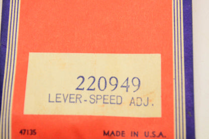 New OEM Briggs & Stratton 220949 Speed Adjuster Lever NOS
