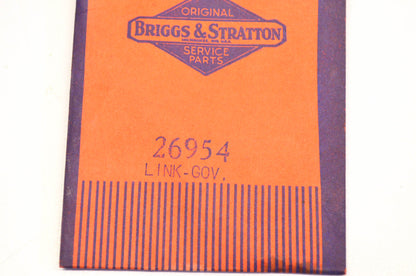 New OEM Briggs & Stratton 26954 Governor Link NOS