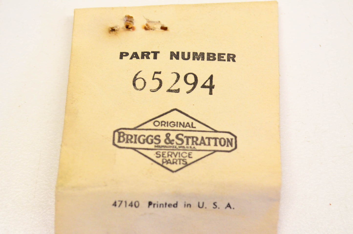 New OEM Briggs & Stratton 65294 Gasket NOS