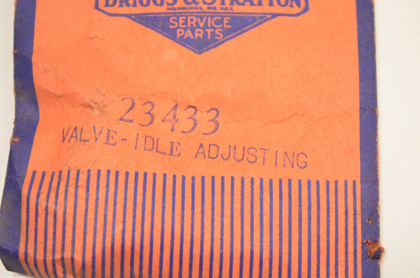 New OEM Briggs & Stratton 23433 Idle Adjuster Valve NOS