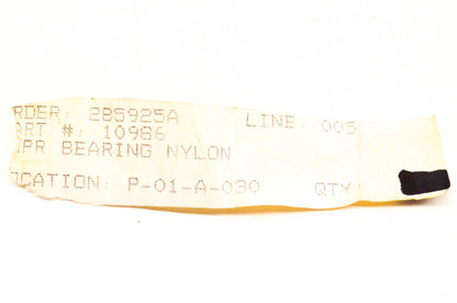 New OEM Briggs & Stratton 10986, 7010986YP Nylon Bearing NOS
