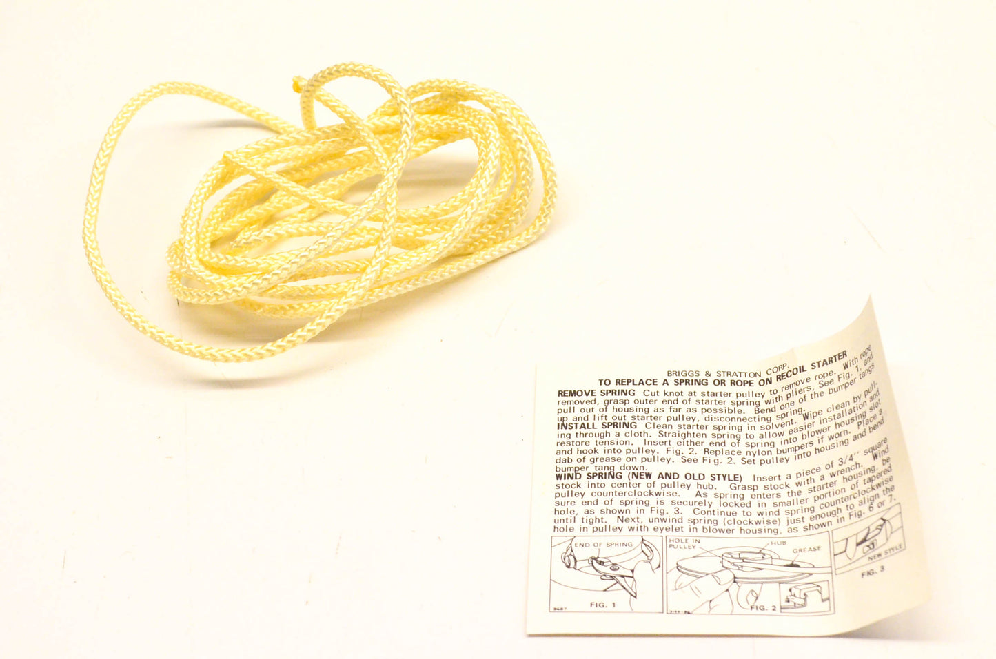 New OEM Briggs & Stratton 280406, 66904, 395964 Starter Rope NOS