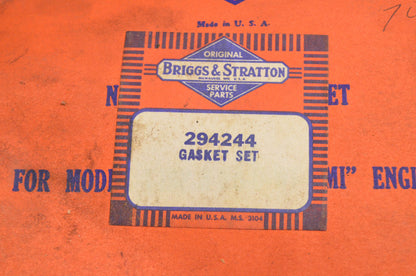 New OEM Briggs & Stratton 294244 Gasket Kit NOS