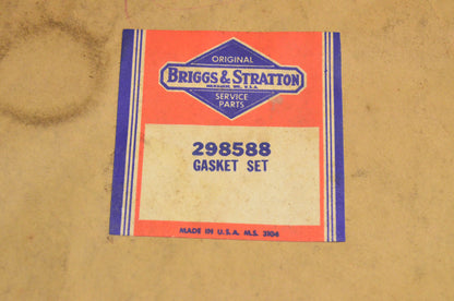 New OEM Briggs & Stratton 298588 Gasket Kit NOS