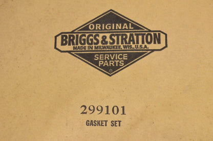 New OEM Briggs & Stratton 299101 Gasket Kit NOS