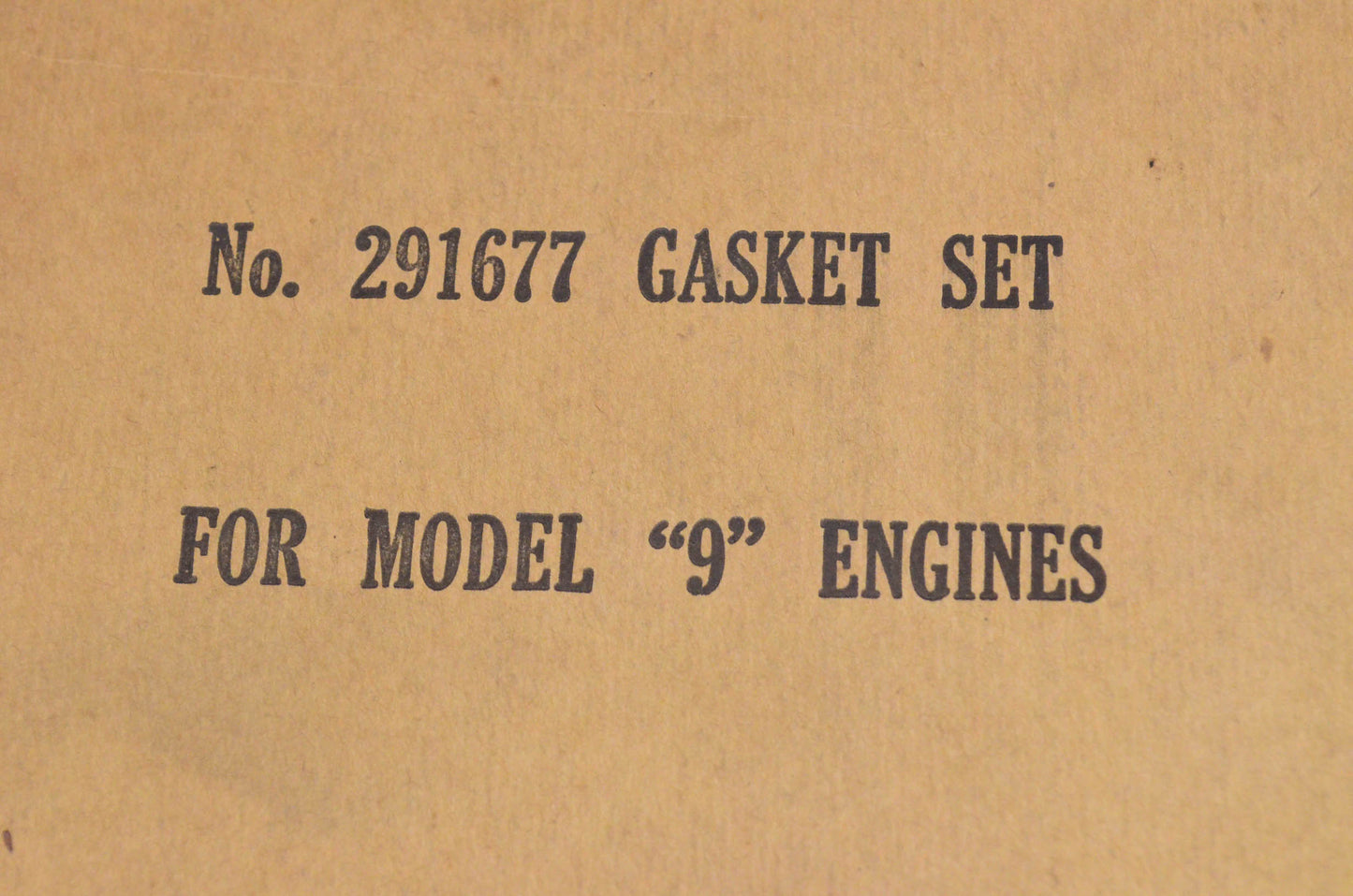 New OEM Briggs & Stratton 291677 Gasket Kit NOS