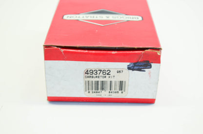 New OEM Briggs & Stratton 493762 Carburetor Kit NOS
